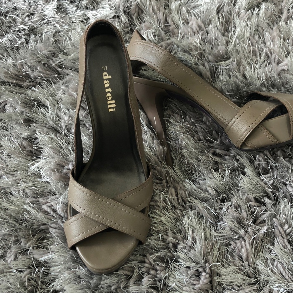 🔥 Unique Design Peep Toe Heels - Picture 5 of 8